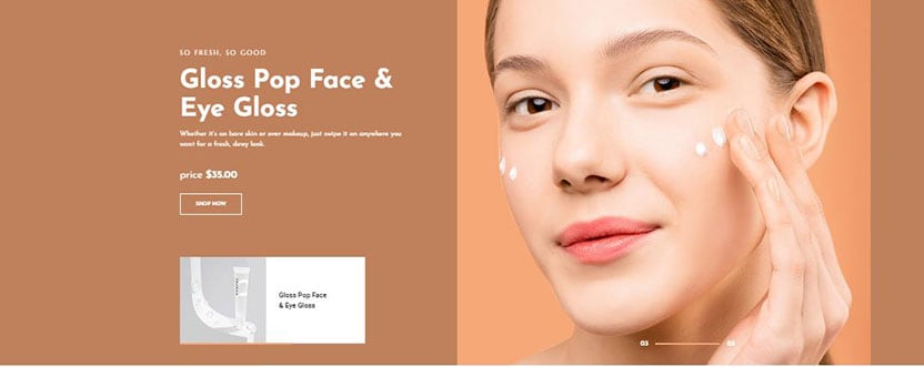 wordpress cosmetics theme