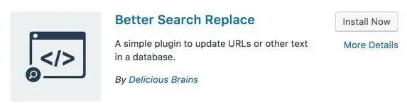 Better Search Replace