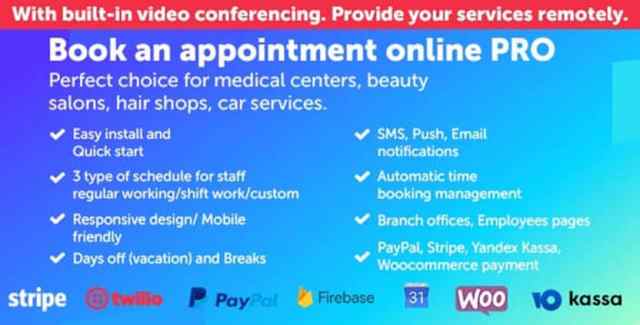 Book an appointment online PRO