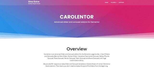 Elementor slider
