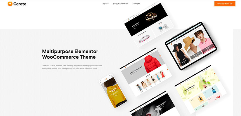 Cerato: Fantastic WordPress Theme for Online Stores