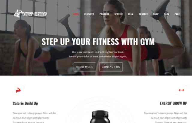 health supplement WordPress theme