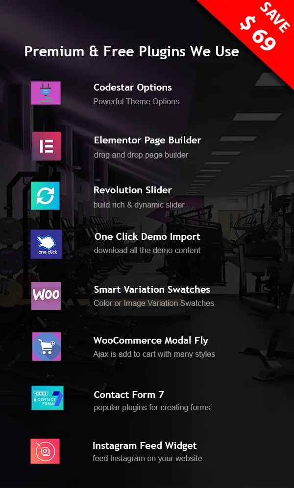 gym wp theme
