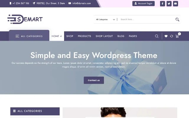 Fashion Mart: A Public Domain WP Theme