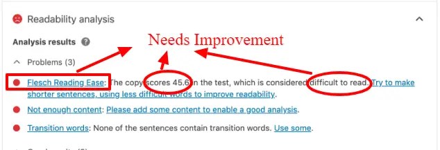 flesch reading improvement
