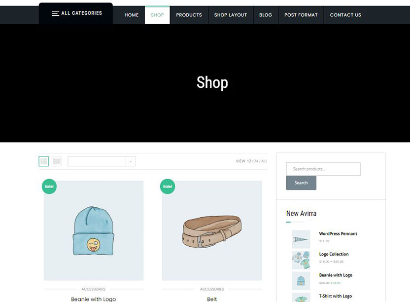 ShopStore: An Elegant eCommerce Design
