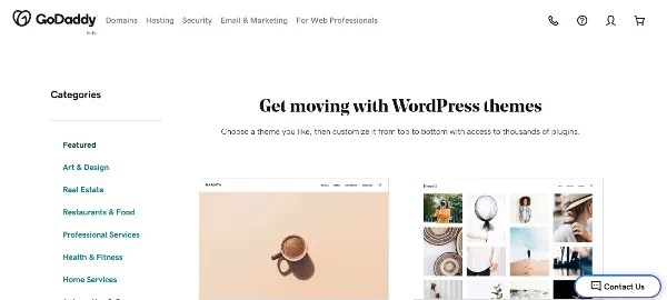 GoDaddy: A High-Quality WordPress Template Company