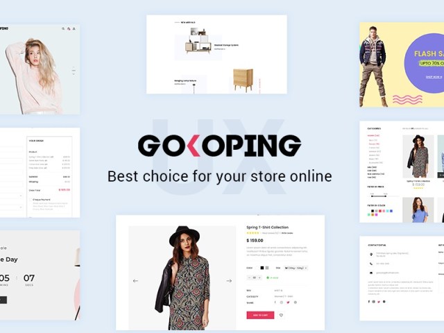 GoKoPing - eCommerce PSD Template