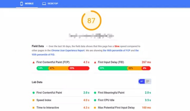 google insights speed checker