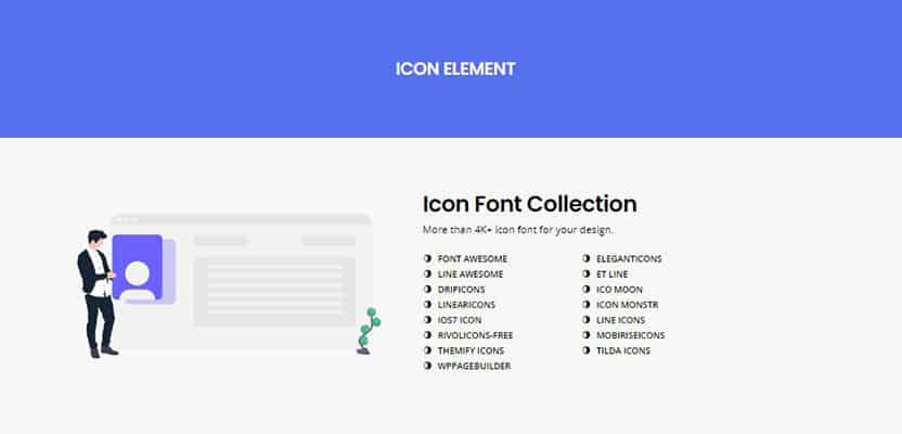 Icon Element: A Elegant Elementor Icon Pack