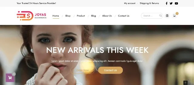 Joyas: A Free WooCommerce Clothing Theme
