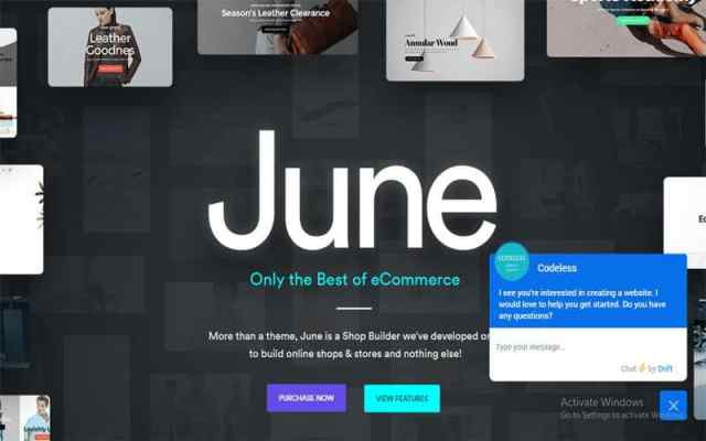 June: A Preferred eCommerce Template