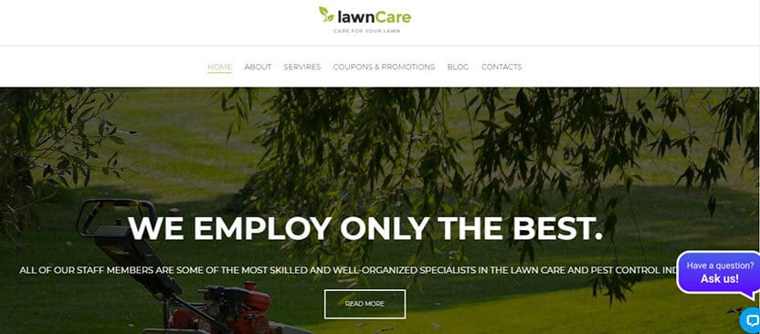 Lawn Care: An Incredible WordPress Theme for Gardening