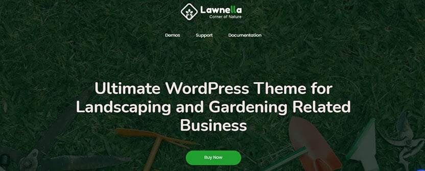 Lawnella: An Optimal Landscaping WordPress Theme