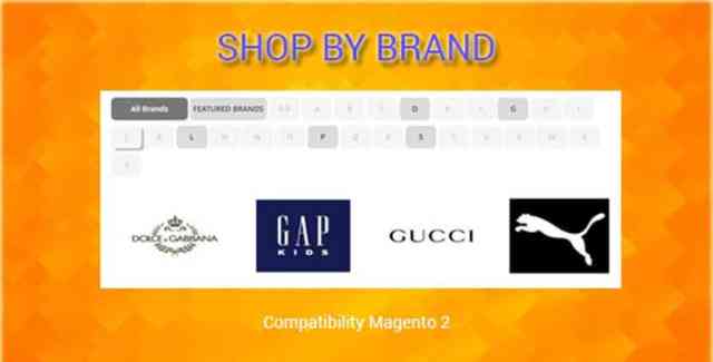 Magento 2 Shop by Brand
