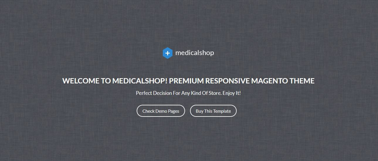 MedicalShop: A Minimal Drugstore WP Template