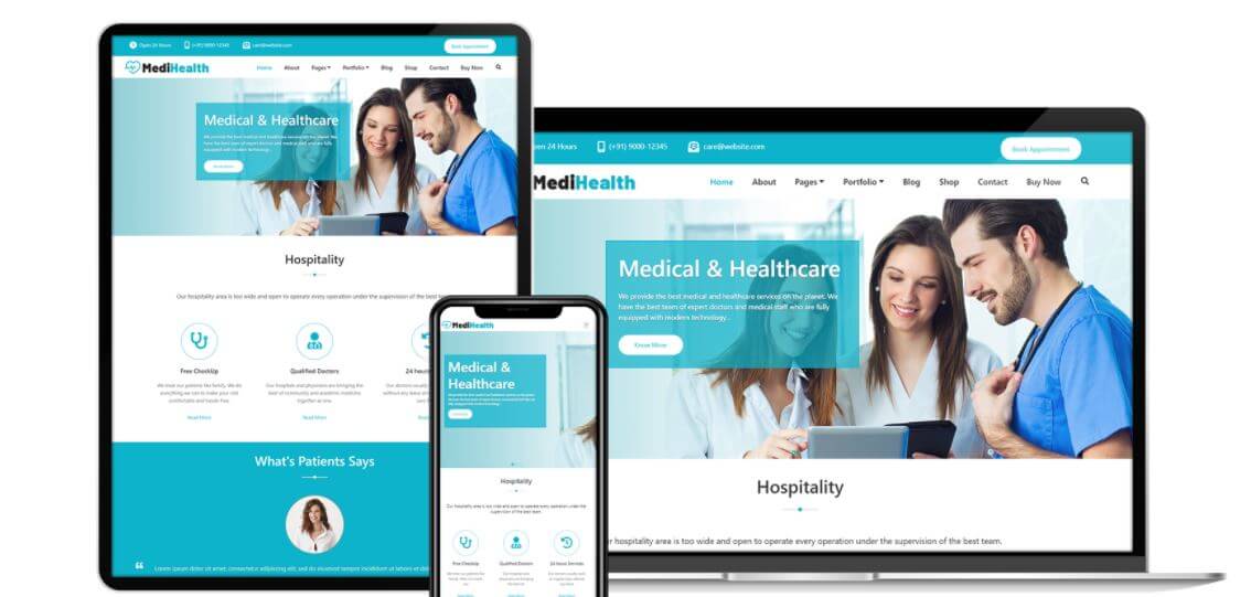 MediHealth: A Free Pharmacy WordPress Theme