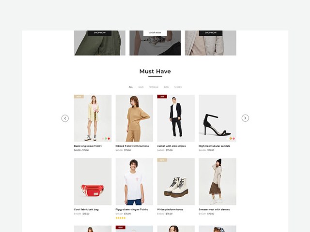 Mon’sa Free eCommerce PSD