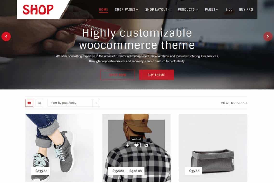 Fastest Shop: an Eye-catching eCommerce Design