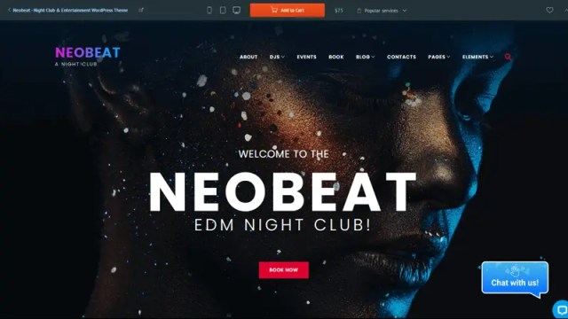Neobeat WordPress theme
