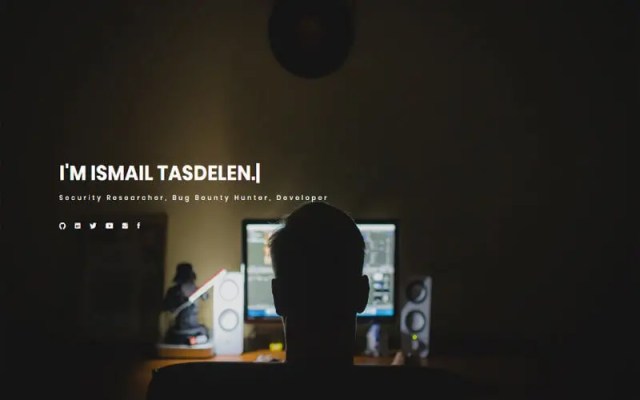 One Page Personal Website