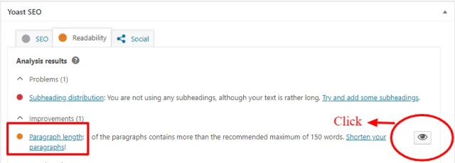 Paragraph length