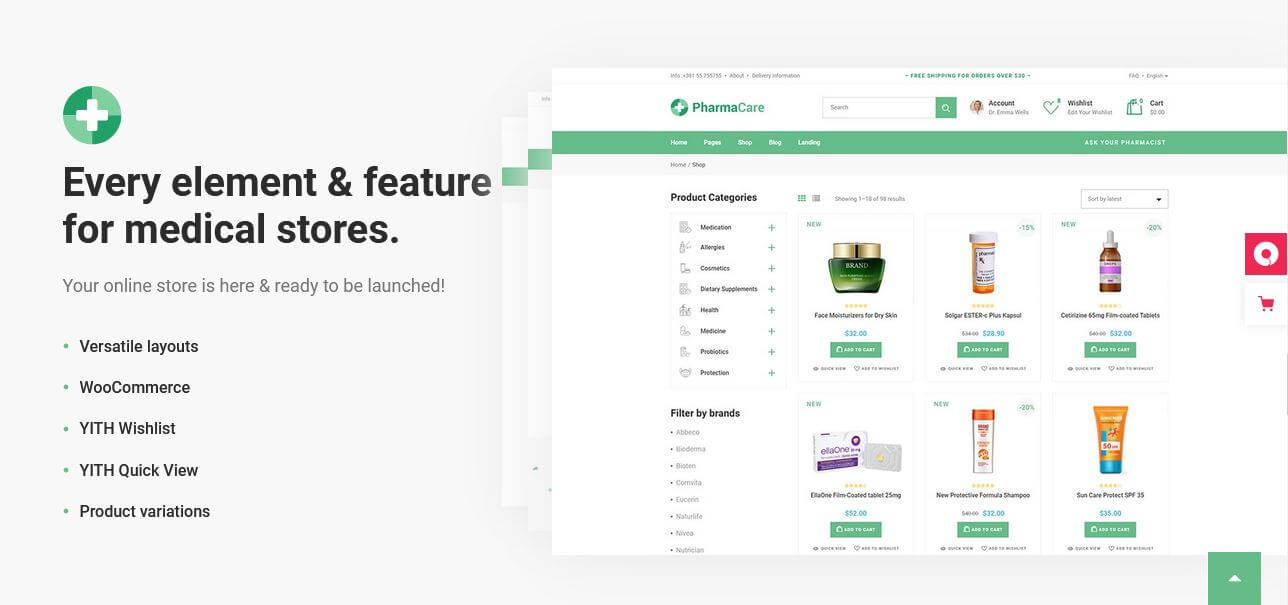 PharmaCare: A Funational Pharmacy Website Template