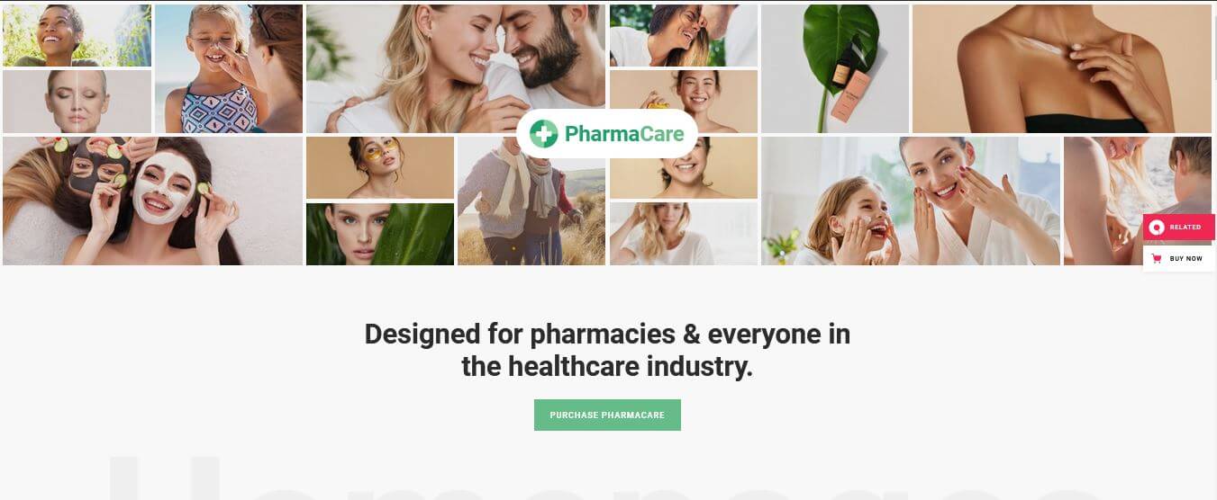 PharmaCare: A Sleek Medicine Website Template