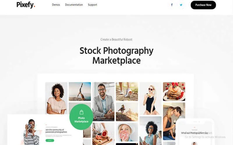 Pixefy A Rare Website Template