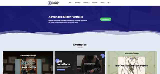 Advanced Slider Portfolio Builder