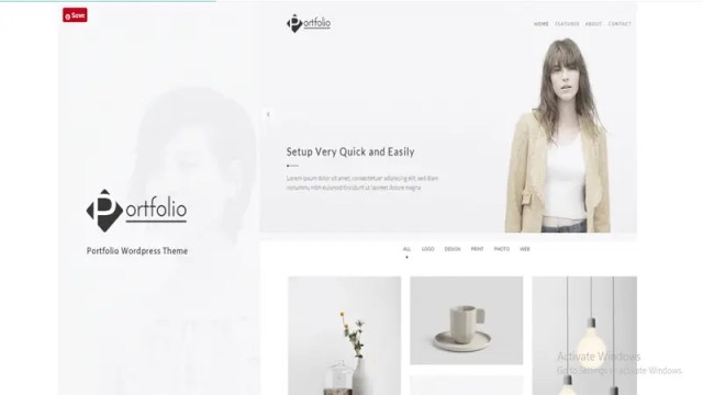 Portfolio WordPress theme