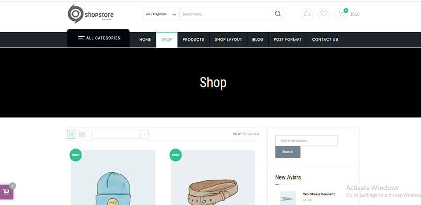 ShopStore: Best Zero-cost WP Theme for Shops