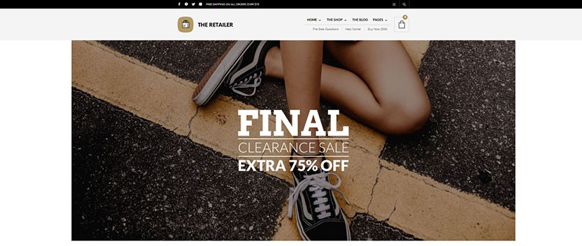 The Retailer: A Solid Elementor WooCommerce Template