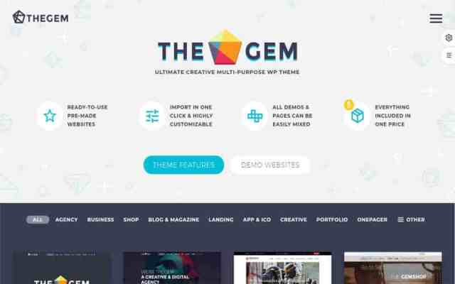 TheGem: A Effective and Best-Selling WordPress Theme