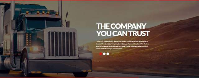 Trucky: A Distinctive Cargo Service Template