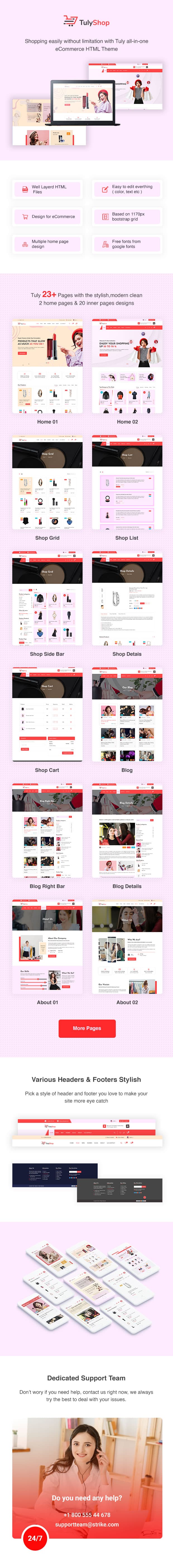 A Free Online Store HTML Template