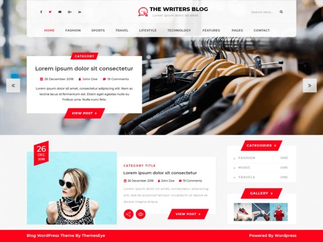 Writers Blog By themeseye
