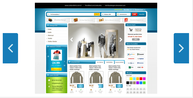 Free E-Commerce Web Site