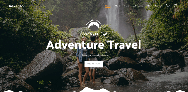 Adventor: A Solid Expedition Website Design