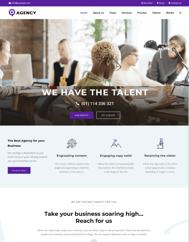 Agency Theme By Designthemes