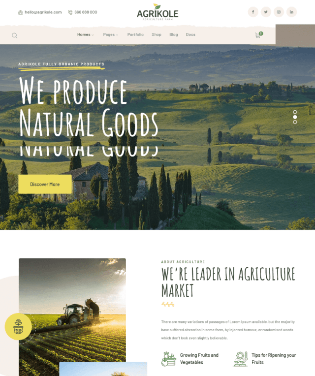 Agrikole By Ninzio Themes