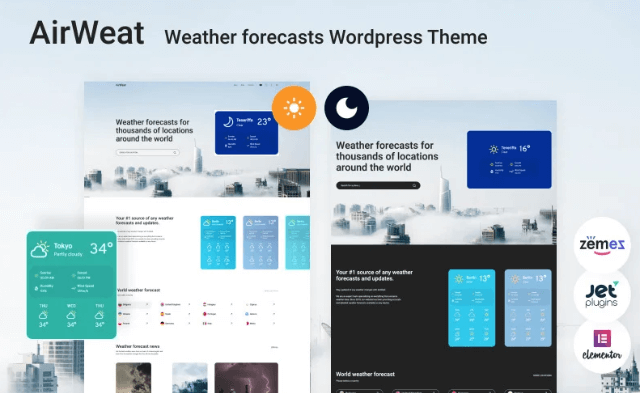 AirWeat: A Functional Meteorology Website Template