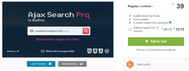 Ajax Search Pro
