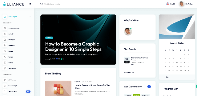 WordPress Intranet Portal Theme
