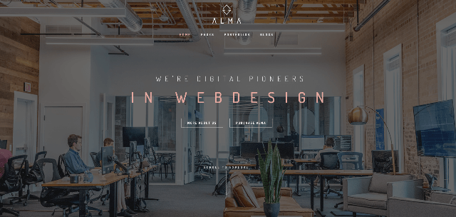 Alma: Top-Rating Storytelling Website Template