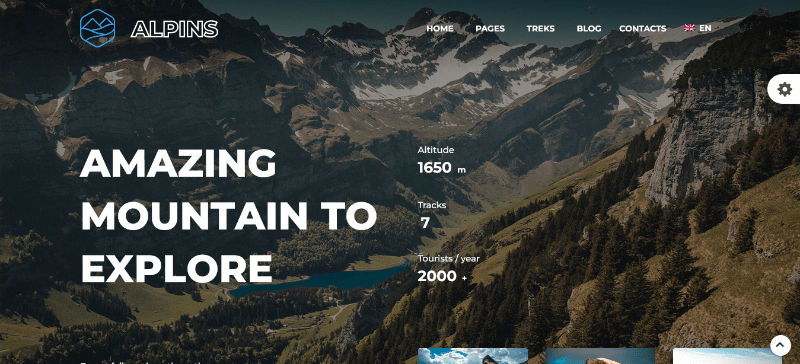 Alpins: An Elite Hiking Website Template