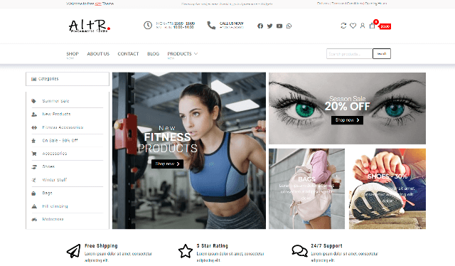 Altr: a Simple WordPress Template