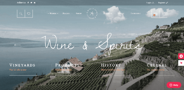Aperitif - liquor store wordpress theme