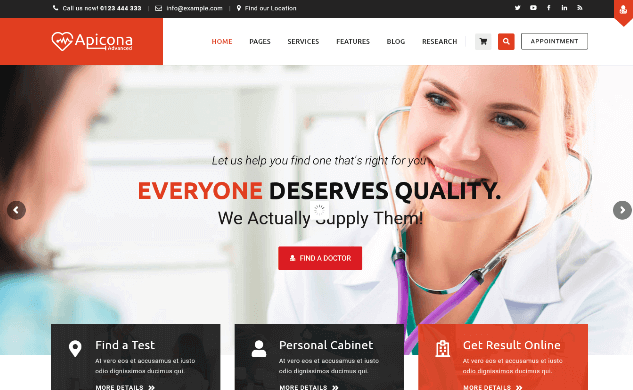 Apicona: A Starter Wellness Website Template