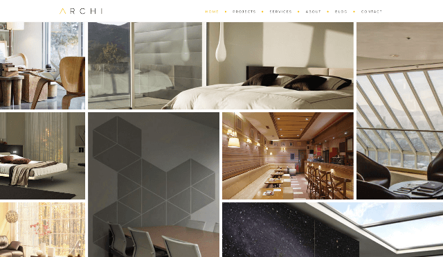 Archi: A Classic Portfolio Site Template